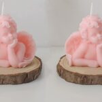 Mushroom-shaped birthday candle