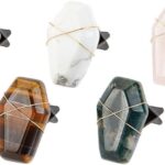 Hexagonal Crystal Car Air Freshener Clip