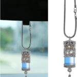 Alloy hanging car air freshener bottle