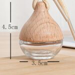 Car Aromatherapy Hanging Bottle with Wooden Lid - Image 2