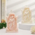 Textured pillar candle set - Image 2