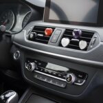Colored Crystal Heart-Shaped Car Air Freshener Clip - Image 2