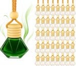 Diamond-shaped empty car air freshener bottle