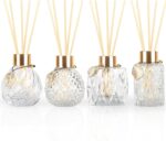 Diffuser Bottle Set with Metallic Accents