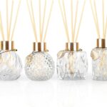 Diffuser Bottle Set with Metallic Accents