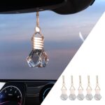 Black empty car air freshener bottle