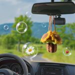 Crocheted Potted Plant Car Aromatherapy Bottle - Image 2