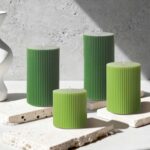 Faux-flame pillar candle