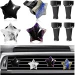 Star-Shaped Crystal Car Air Freshener Clip