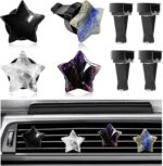 Star-Shaped Crystal Car Air Freshener Clip
