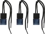 Black empty car air freshener bottle