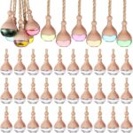 Teardrop-shaped empty car air freshener bottle