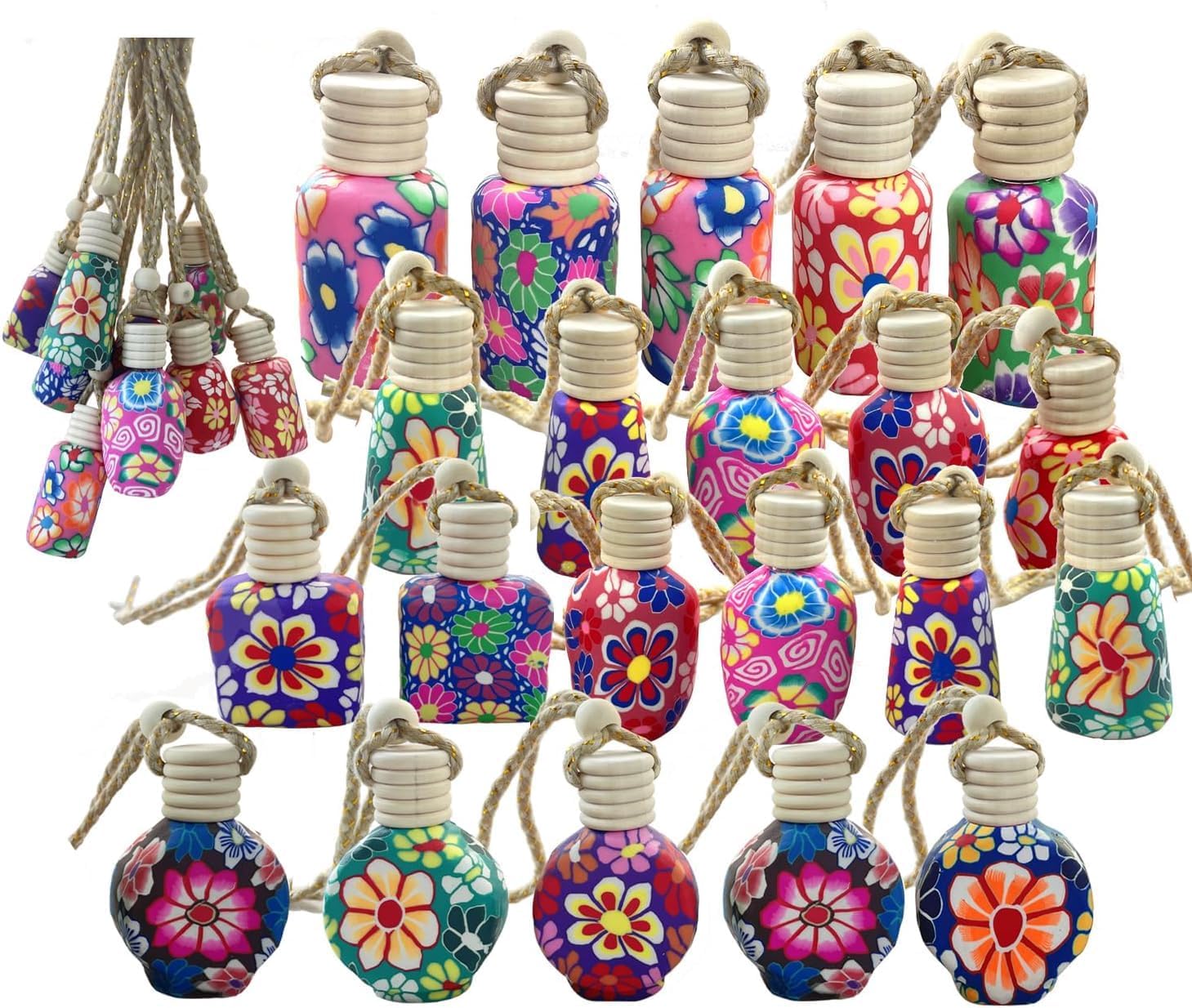 81GO-PetiKL._AC_SL1459_.jpg Diamond-shaped hanging car air freshener bottle - Image 1