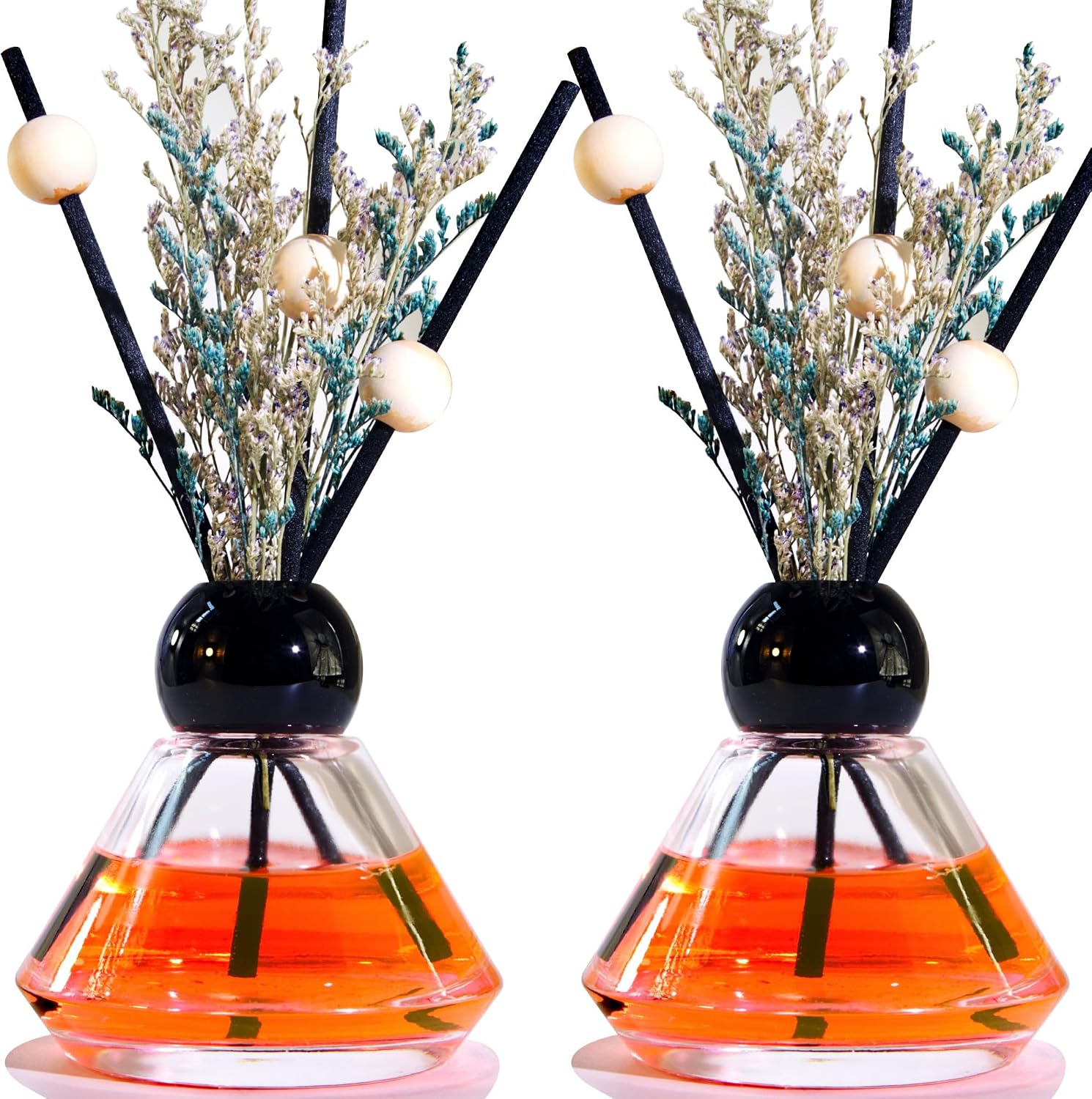 81JKTWW39pL._AC_SL1500_.jpg Vintage-Style Diamond-Pattern Empty Diffuser Bottle - Image 1