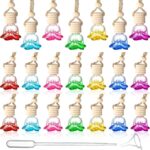 Rose-style hanging empty car air freshener bottle