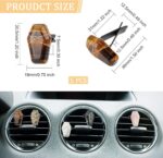Hexagonal Crystal Car Air Freshener Clip - Image 2
